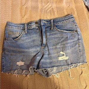 Universal Thread Light Blue Distressed Jean Shorts